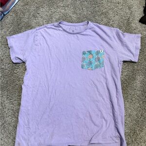 Simply Southern Lavender T-Shirt with Patterned Pocket